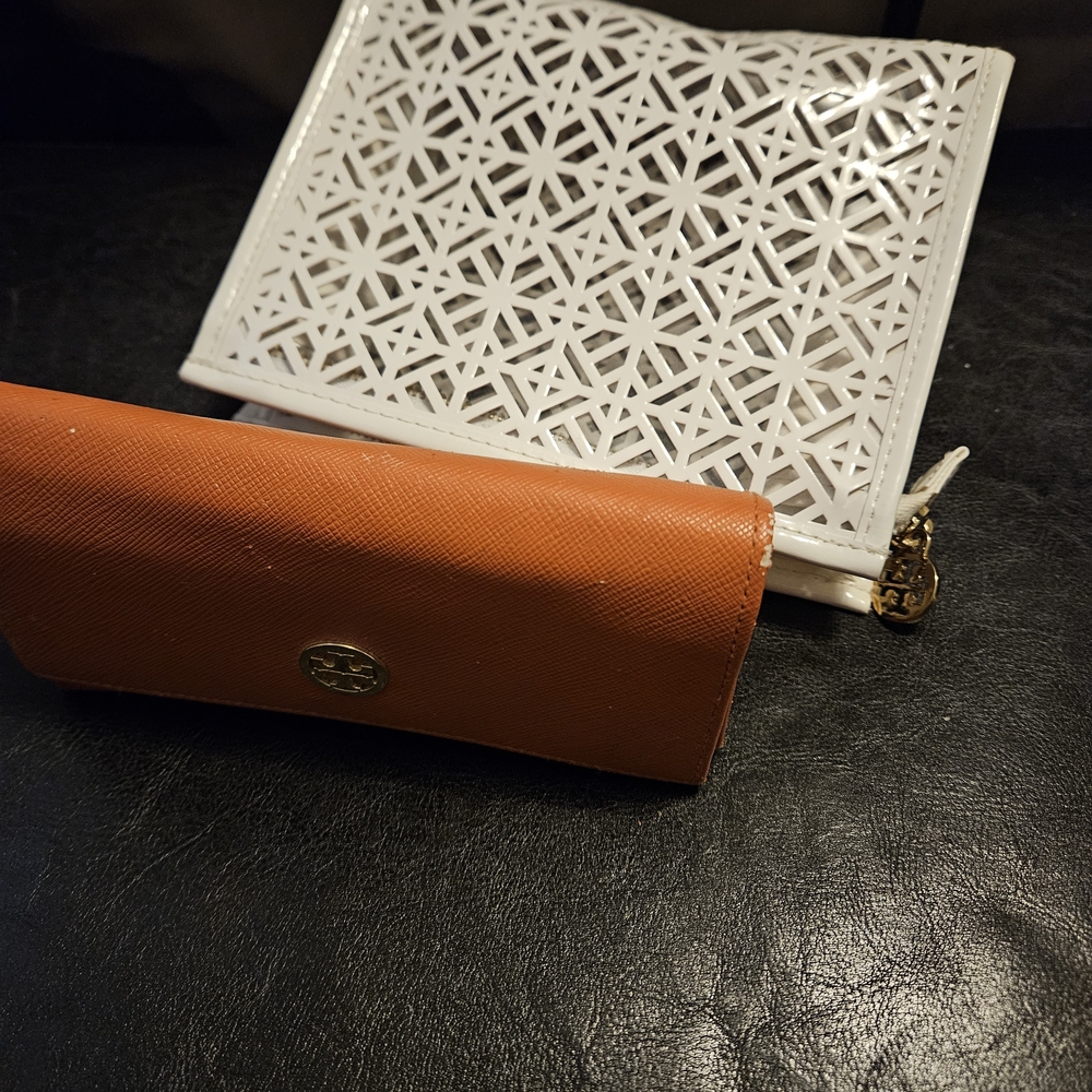 Tory Burch Cosmetic Bag And Sunglasses Case
